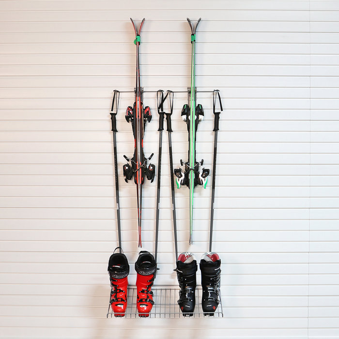 StoreWALL Select Ski Organizer 4 Piece Slatwall Accessory Kit Wayfair